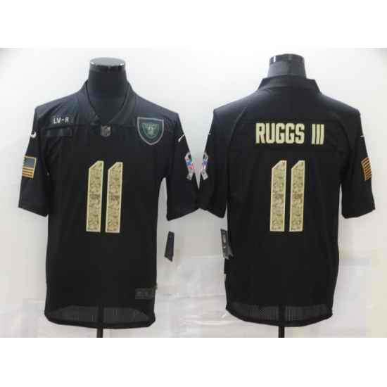 Nike Las Vegas Raiders 11 Henry Ruggs III Black Camo 2020 Salute To Service Limited Jersey